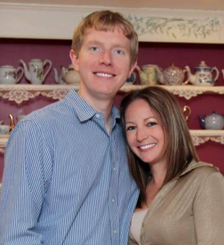 Deborah Varney's daughter, Jill Meyer, with her husband.